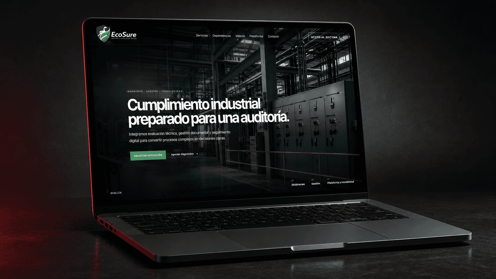 Vista del proyecto EcoSure